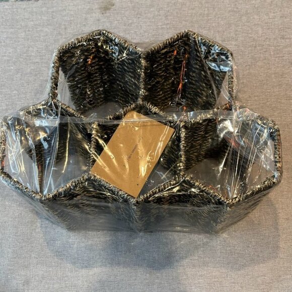 Countertop Wine Rack, Seagrass/Metal Wine Rack, Tabletop for Various Wine Bottle - Picture 6 of 6